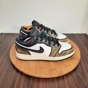 Nike Air Jordan 1 Low SE Women'a Size 7.5 (6Y) "Wear Away Yellow" Sneakers
